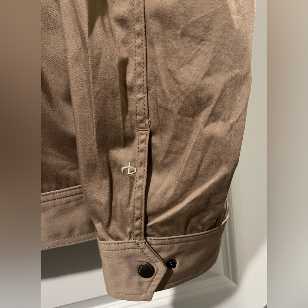 rag & bone Men's Lightweight Tan Shirt Jacket - Picture 8 of 13